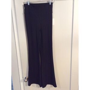 New NWT Cycle House Large Black Ribbed Pants Leisure Stretch Large L